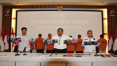 Satreskrim Polres Sukabumi Bongkar Kasus Penyalahgunaan BBM