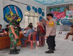 Kapolsek Purwadadi Monitoring  Pembagian BLT-BBM, BPNT dan PKH