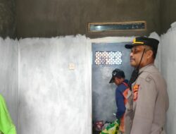 Pembangunan Rutilahu Milik Imas Jelang Finishing, Dipantau Kapolsek Legonkulon