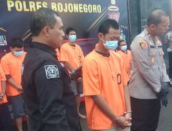 Satlantas Polres Bojonegoro Amankan Puluhan Kendaraan Bermotor Knalpot Brong