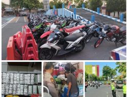 Polres Madiun Kota Terus Gencarkan Razia Peredaran Narkoba, Miras dan Knalpot Brong Selama Operasi Aman Suro 2023