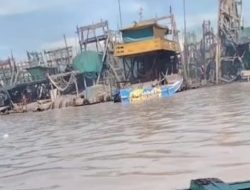 Tambang Ilegal di Perairan Batu Hitam Mengkubung, Desa Riding Panjang, Belinyu belum tersentuh Hukum.