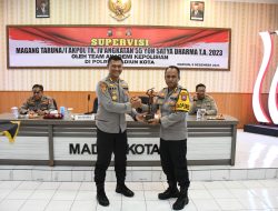 Kapolres Sambut Tim Supervisi Taruna Taruni Tingkat IV Akpol yang Magang di Polres Madiun Kota