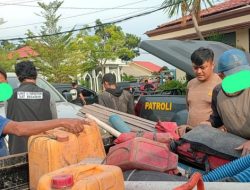 Polres Bangka Barat Ungkap Kasus Tambang Timah Ilegal di Perkebunan Kelapa Sawit PT GSBL.