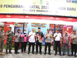 Kapolres bersama Forkopimda Kota Madiun Kunjungi Sejumlah Gereja Tinjau Kesiapan Natal