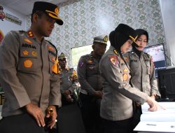 Tim Wasops Polda Jatim Kunjungi Pospam Nataru PSC Kota Madiun