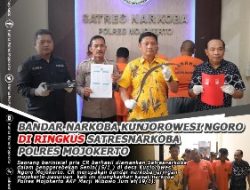 Satresnarkoba Polres Kabupaten Mojokerto Tangkap Warga Desa Kunjorowesi di ‘Gua Sabu'”.