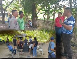 Polsek Sumbawa Bubarkan Judi Sabung Ayam di Lingkungan Raberas, Kelurahan Seketeng