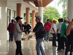 Wartawan Geruduk Kantor Bupati Tanggamus, Soroti Ketidakjelasan Kerja Sama Media