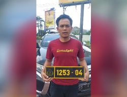 Polisi Amankan Sopir Pajero dengan Strobo dan Pelat Dinas Palsu