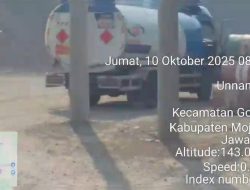 Transporter Tengki PT. Sugih Jaya Energi (SJE) Kapasitas 8000 BBM Solar Subsidi Berkeliaran di Mojokerto