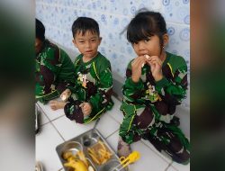 Rutinitas Program Makan Bergizi Gratis (MBG) TK Muslimat NU Al-Falah Gajah, Desa Ngembeh, Kecamatan Dlanggu, Mojokerto