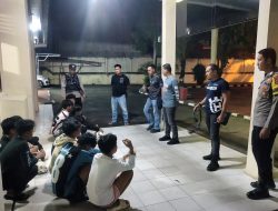 Patroli Ramadan, Polsek Pringsewu Kota Amankan 15 Remaja Pelaku Perang Sarung Hingga Obat Keras